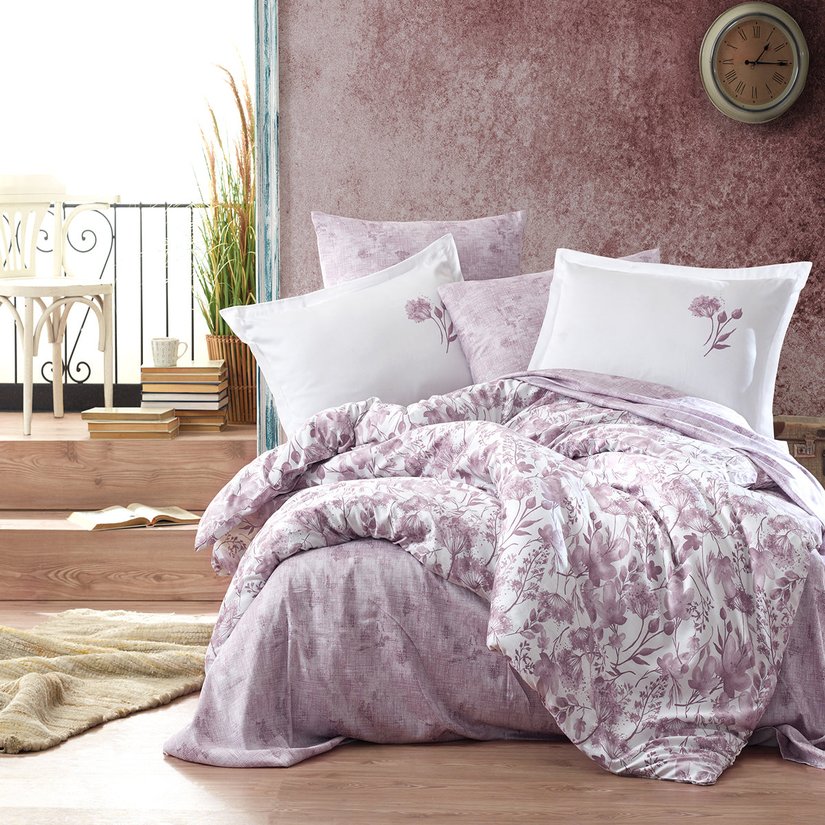 Lenjerie de pat satin Clasy King size  | 1881-R
