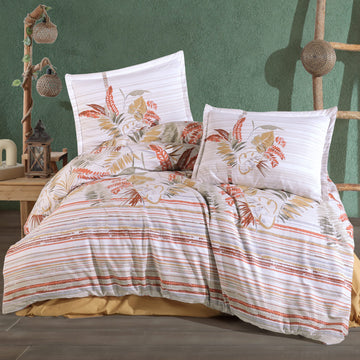 Lenjerie de pat ranforce Clasy King size  | 15596-R