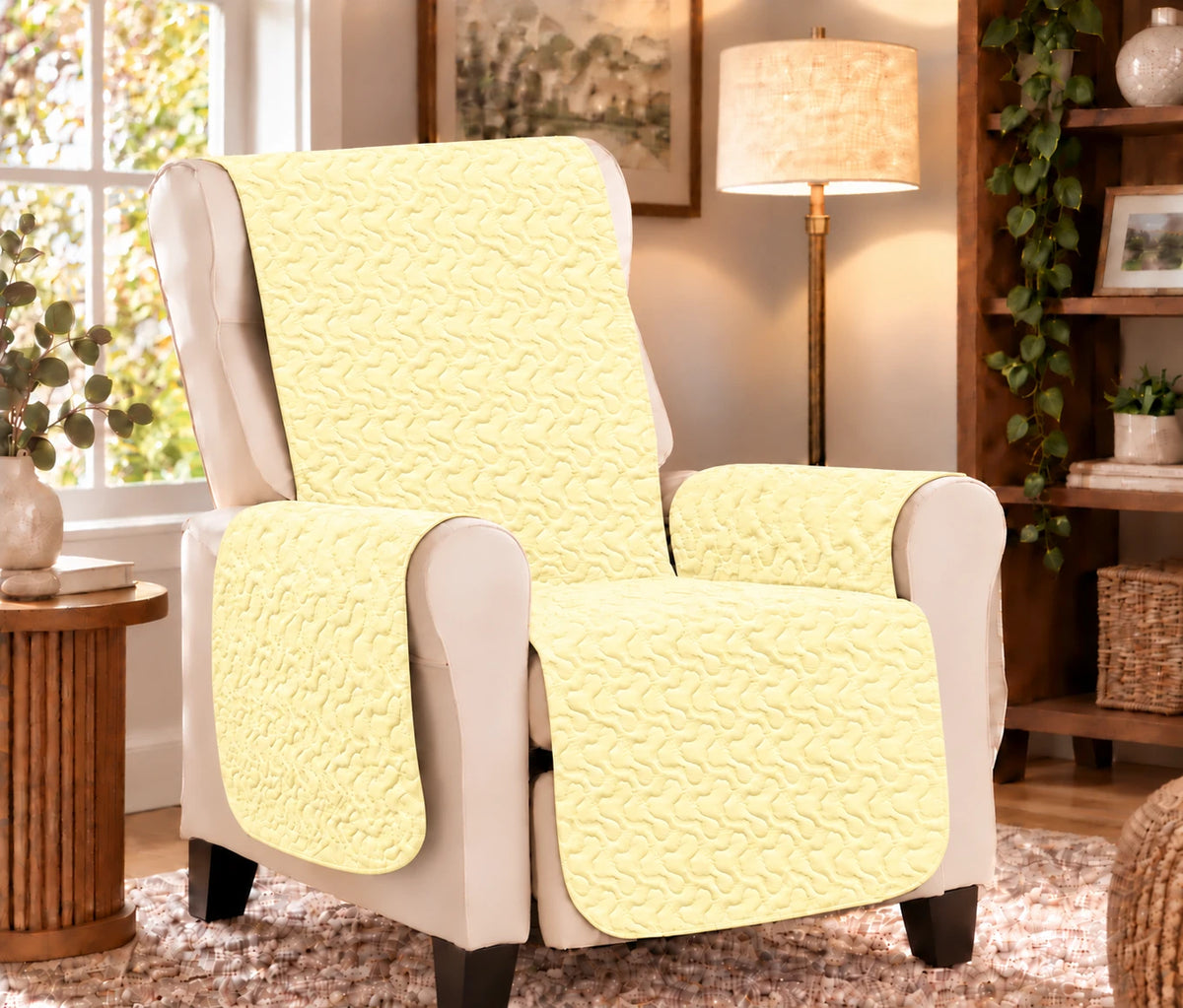 Cuvertura matlasata fotoliu – Pastel Lemon