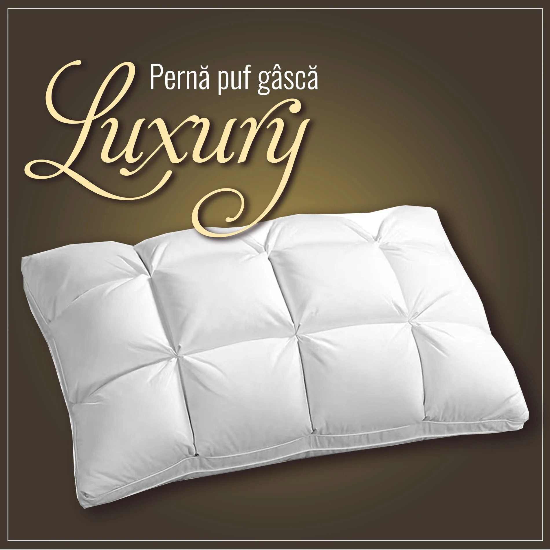 Perna casetata, Puf de gasca LUXURY | 5664-R
