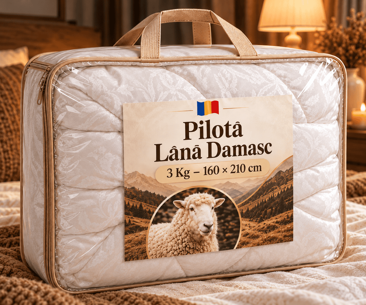 Pilota Lana Damasc 3 Kg 160cm x 210cm