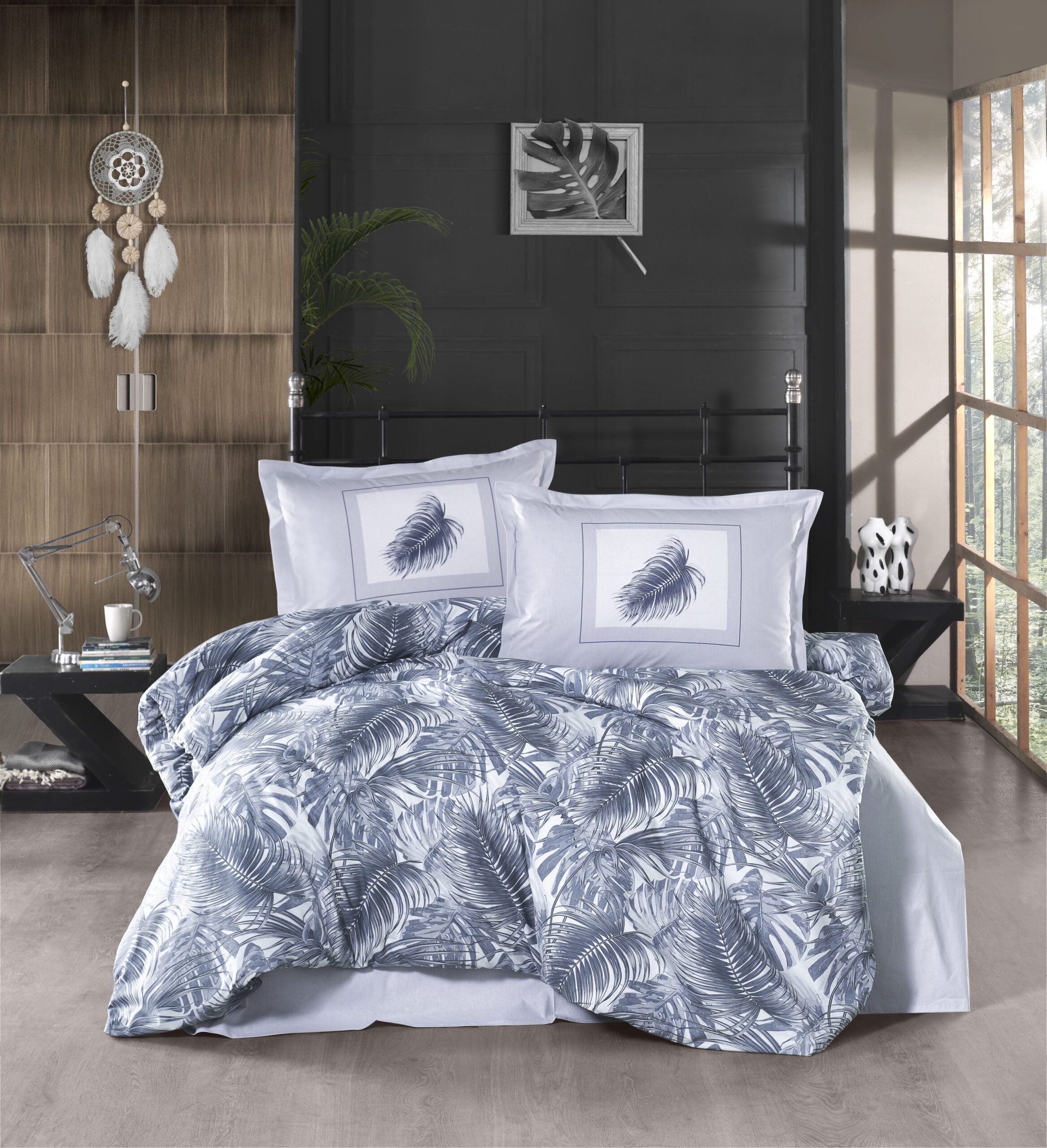 Lenjerie de pat ranforce Clasy King size  | 15583-R