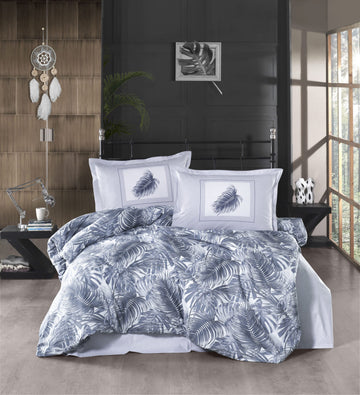 Lenjerie de pat ranforce Clasy King size  | 15583-R