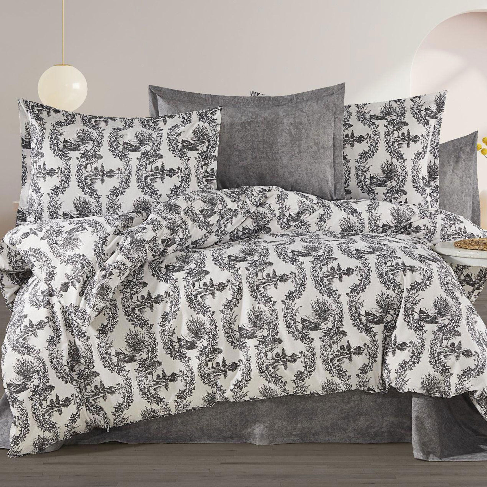 Lenjerie de pat bumbac 100% - 4 piese | 12876-R