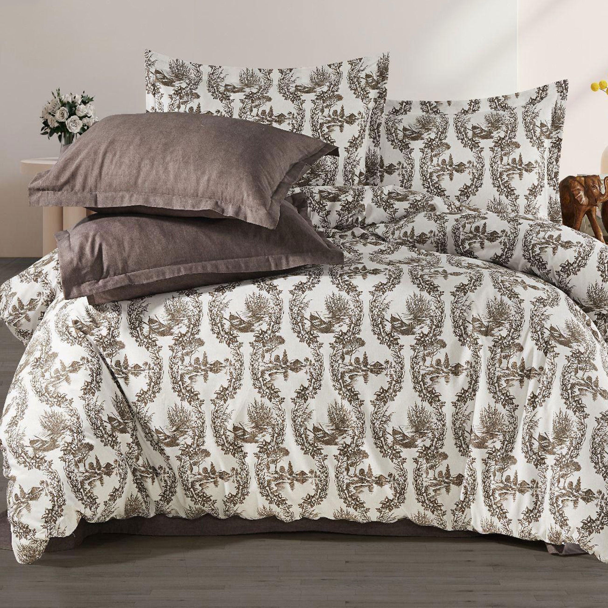 Lenjerie de pat bumbac 100% - 4 piese | 12875-R