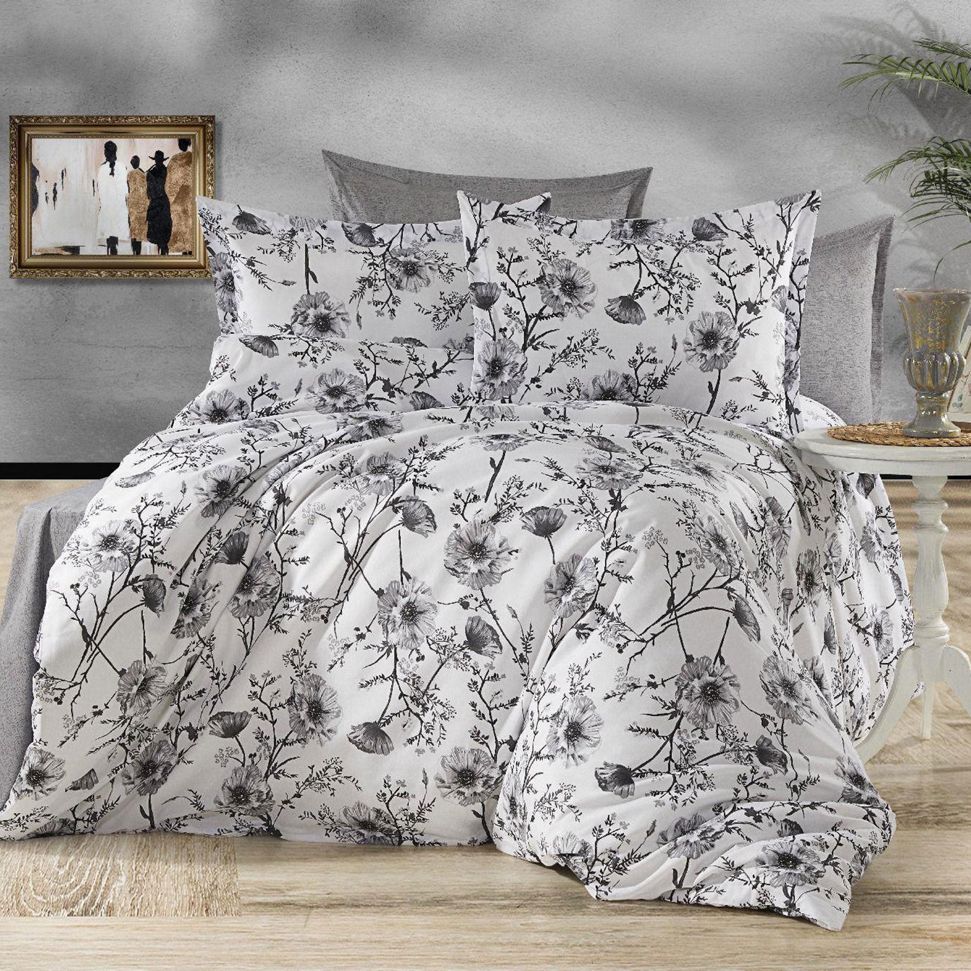 Lenjerie de pat bumbac 100% - 4 piese | 12871-R