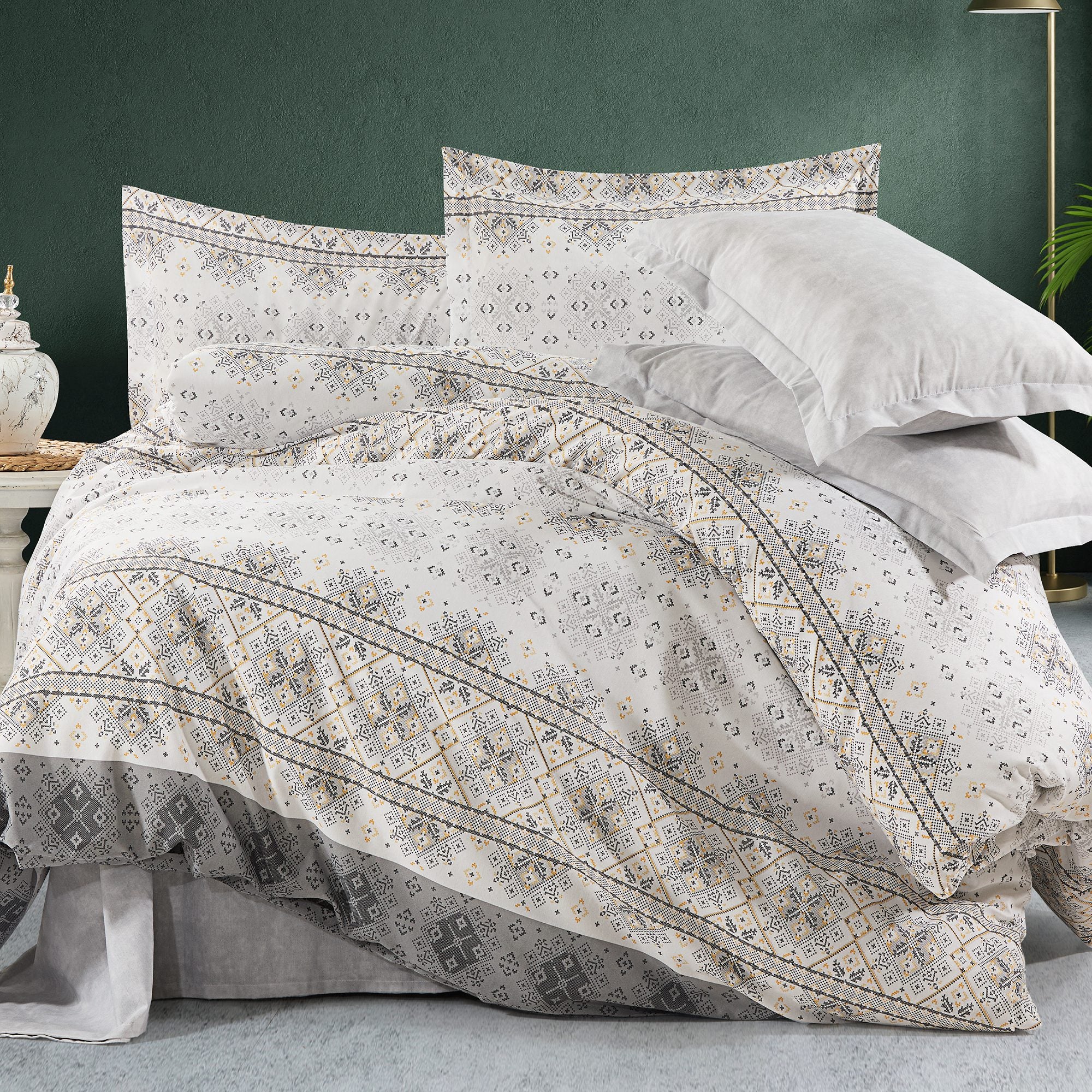 Lenjerie de pat bumbac 100% - 4 piese | 17824-R