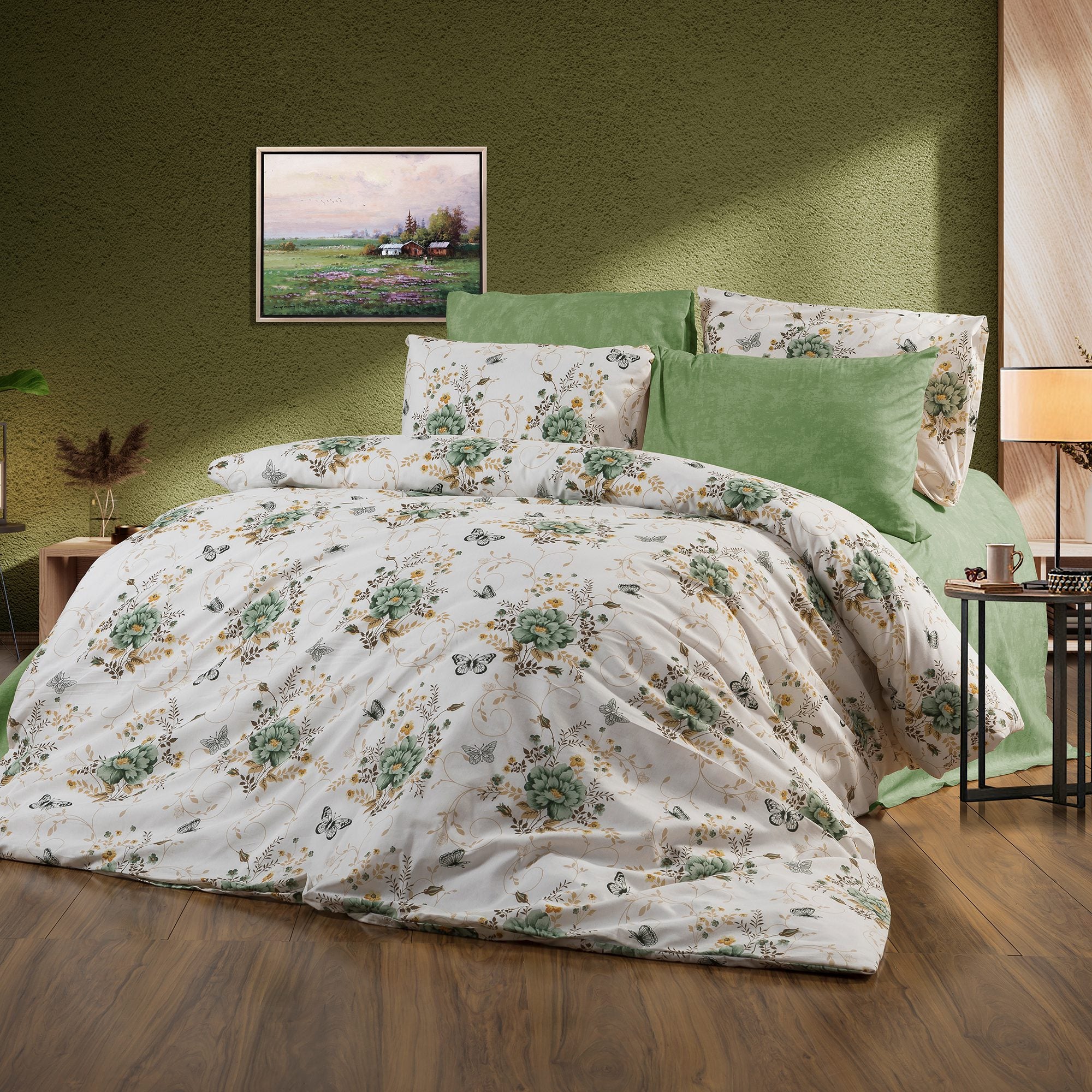 Lenjerie de pat bumbac 100% - 4 piese | 17822-R