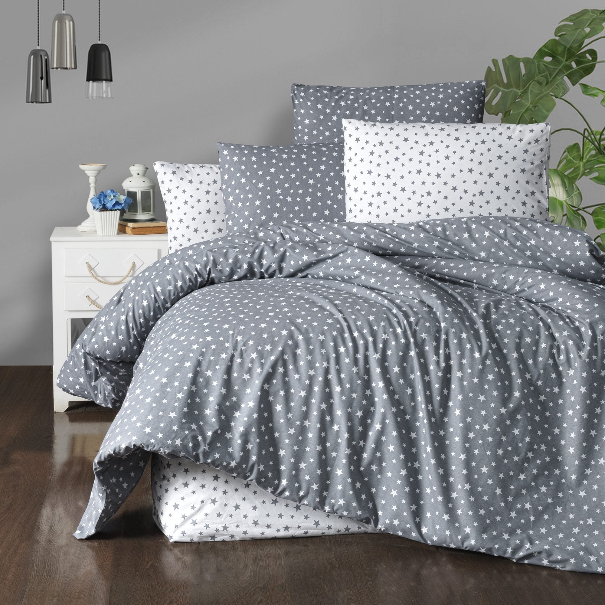 Lenjerie de pat bumbac 100% - 4 piese | 17820-R