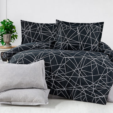 Lenjerie de pat bumbac 100% - 4 piese | 17808-R