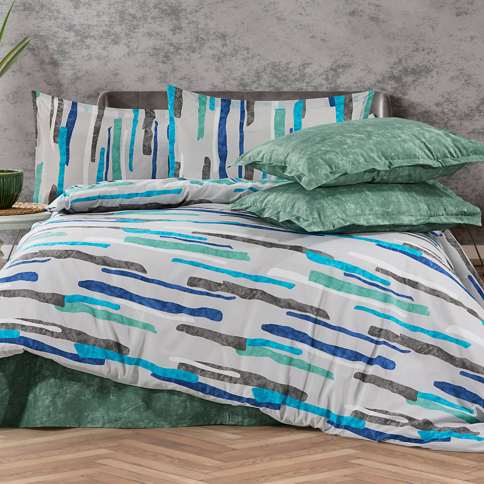 Lenjerie de pat bumbac 100% - 4 piese | 17806-R