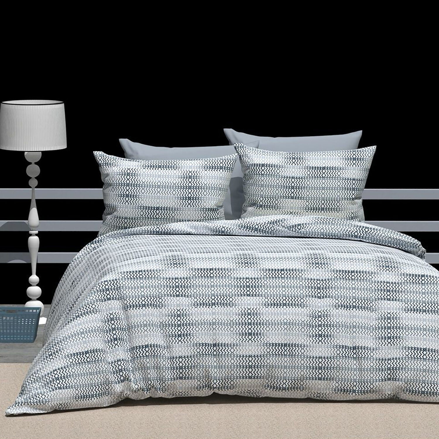 Lenjerie de pat bumbac 100% - 4 piese | 11647-R