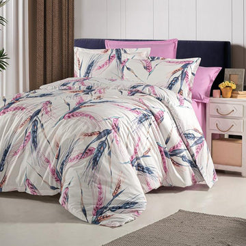 Lenjerie de pat ranforce Clasy King size  | 11252-R