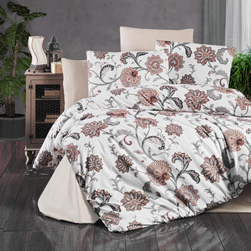 Lenjerie de pat ranforce Clasy King size  | 11264-R