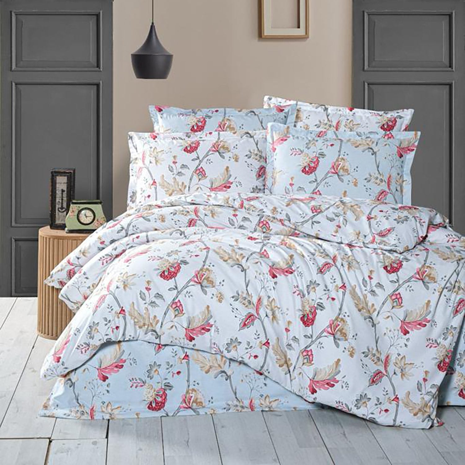 Lenjerie de pat ranforce Clasy King size  | 11265-R