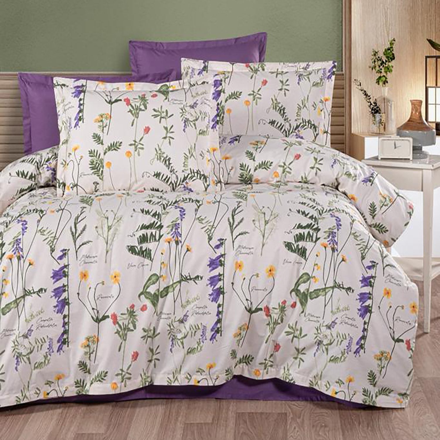 Lenjerie de pat ranforce Clasy King size  | 11273-R
