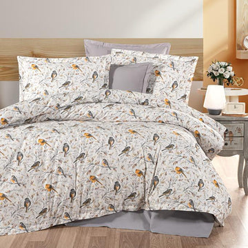 Lenjerie de pat ranforce Clasy King size  | 11274-R