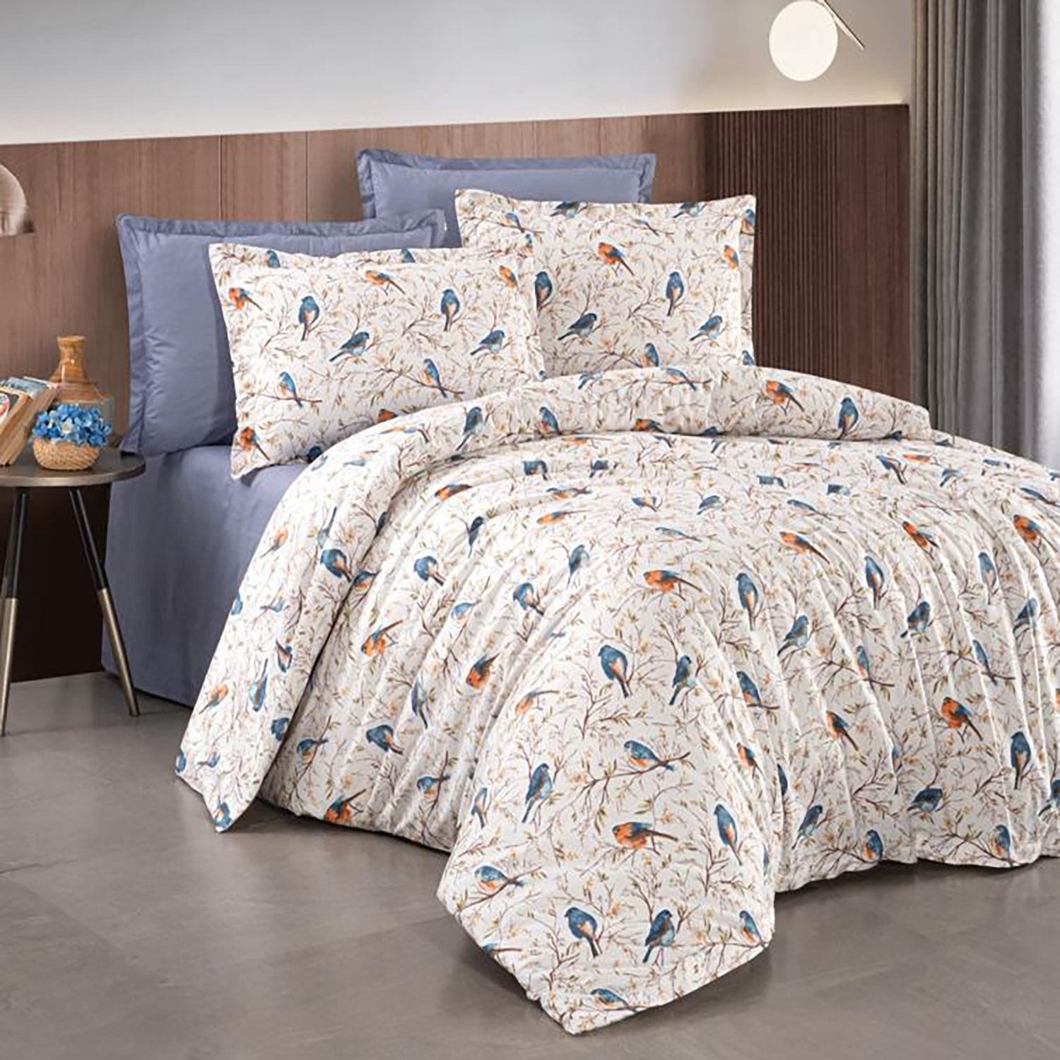 Lenjerie de pat ranforce Clasy King size  | 11277-R