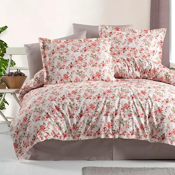 Lenjerie de pat ranforce Clasy King size  | 11278-R
