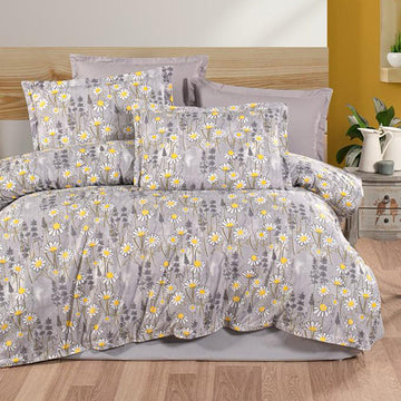 Lenjerie de pat ranforce Clasy King size  | 11282-R