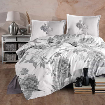 Lenjerie de pat ranforce Clasy King size  | 6946-R