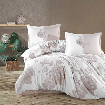 Lenjerie de pat ranforce Clasy King size  | 6945-R