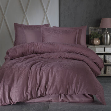 Lenjerie de pat Jacquard bumbac 100% - 6 piese | 9751-R