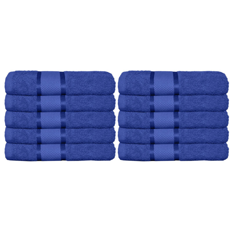Set 10 prosoape 100% Bumbac - model NewLook Border | 0067