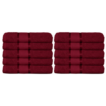 Set 10 prosoape 100% Bumbac - model NewLook Border | 0070
