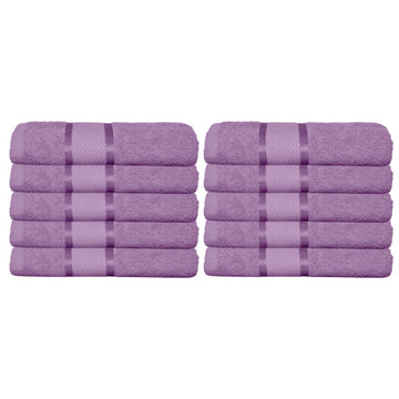 Set 10 prosoape 100% Bumbac - model NewLook Border | 0073