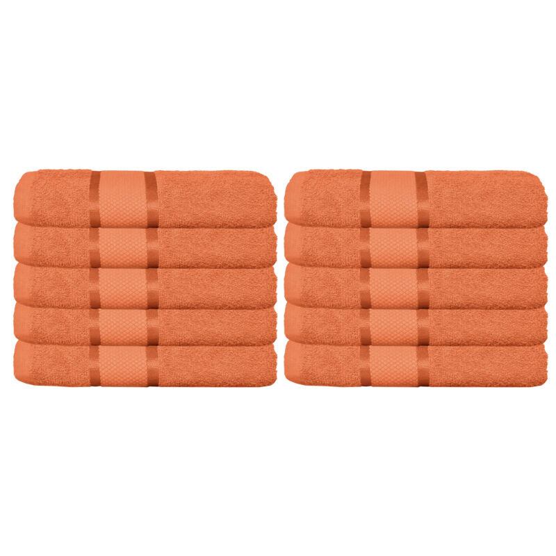 Set 10 prosoape 100% Bumbac - model NewLook Border | 0074