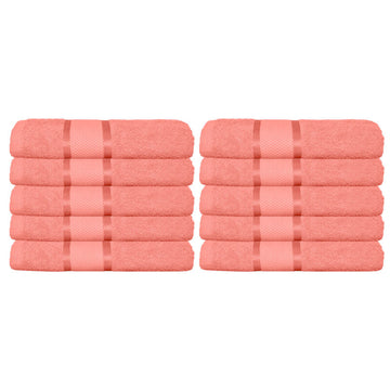 Set 10 prosoape 100% Bumbac - model NewLook Border | 0076