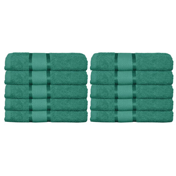Set 10 prosoape 100% Bumbac - model NewLook Border | 0077