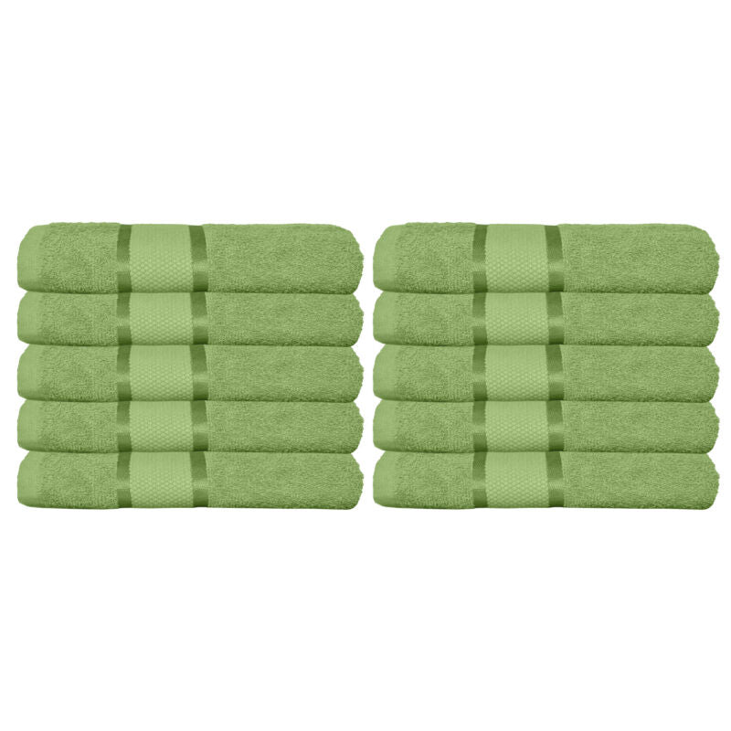 Set 10 prosoape 100% Bumbac - model NewLook Border | 0078