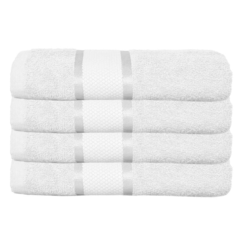 Set 4 prosoape 100% Bumbac - model NewLook Border | 0066