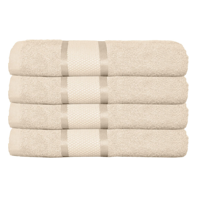 Set 4 prosoape 100% Bumbac - model NewLook Border | 0061