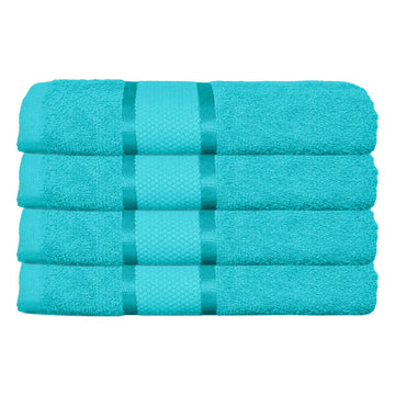 Set 4 prosoape 100% Bumbac - model NewLook Border | 0063