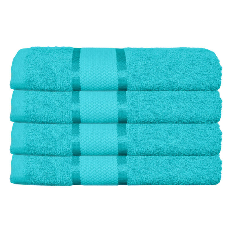 Set 4 prosoape 100% Bumbac - model NewLook Border | 0063