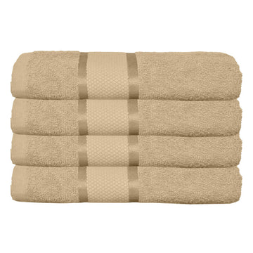 Set 4 prosoape 100% Bumbac - model NewLook Border | 0062