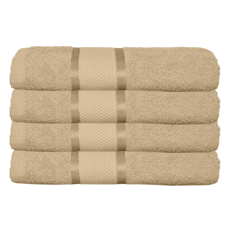 Set 4 prosoape 100% Bumbac - model NewLook Border | 0062