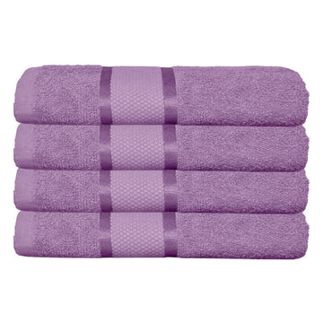 Set 4 prosoape 100% Bumbac - model NewLook Border | 0060