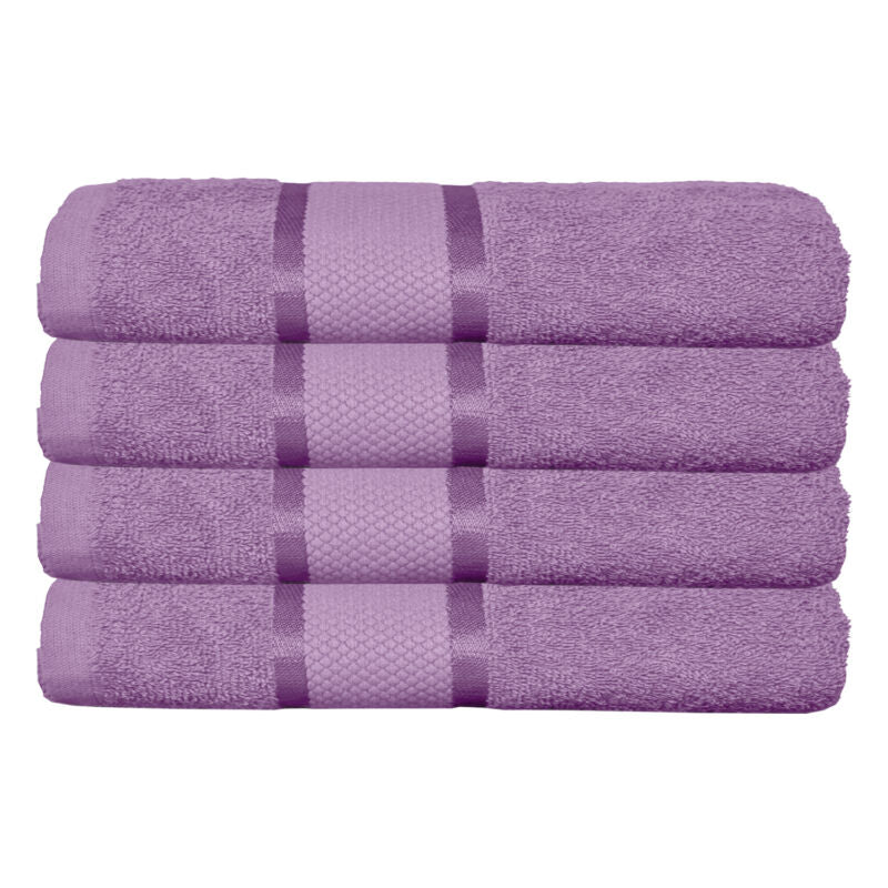 Set 4 prosoape 100% Bumbac - model NewLook Border | 0060