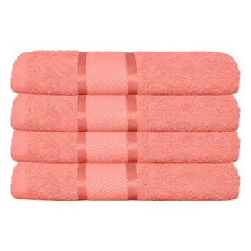 Set 4 prosoape 100% Bumbac - model NewLook Border | 0058
