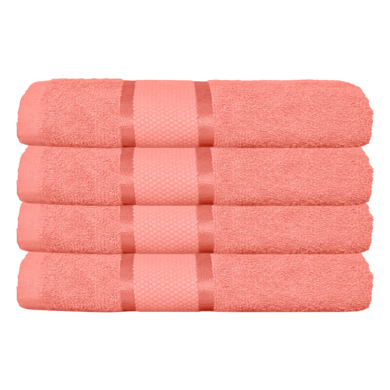 Set 4 prosoape 100% Bumbac - model NewLook Border | 0058