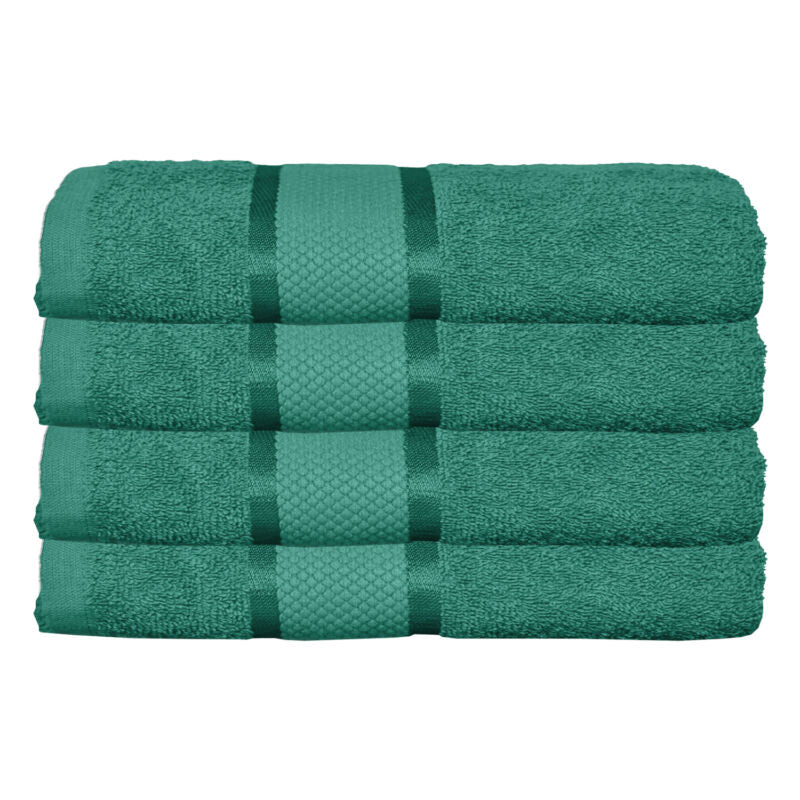 Set 4 prosoape 100% Bumbac - model NewLook Border | 0057