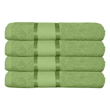Set 4 prosoape 100% Bumbac - model NewLook Border | 0056