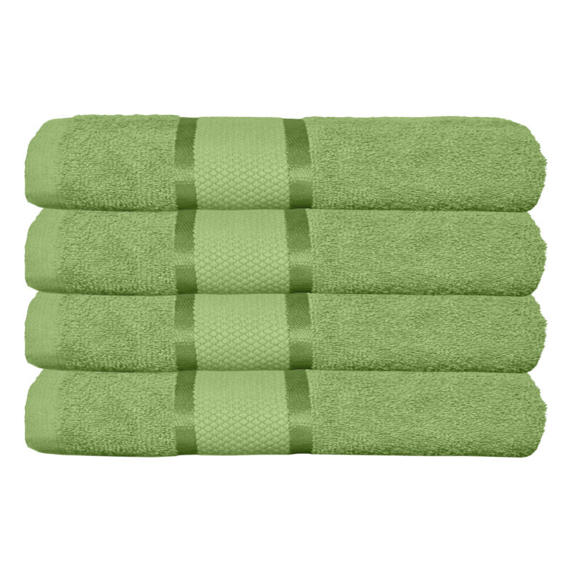 Set 4 prosoape 100% Bumbac - model NewLook Border | 0056