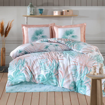 Lenjerie de pat ranforce Clasy King size  | 15598-R