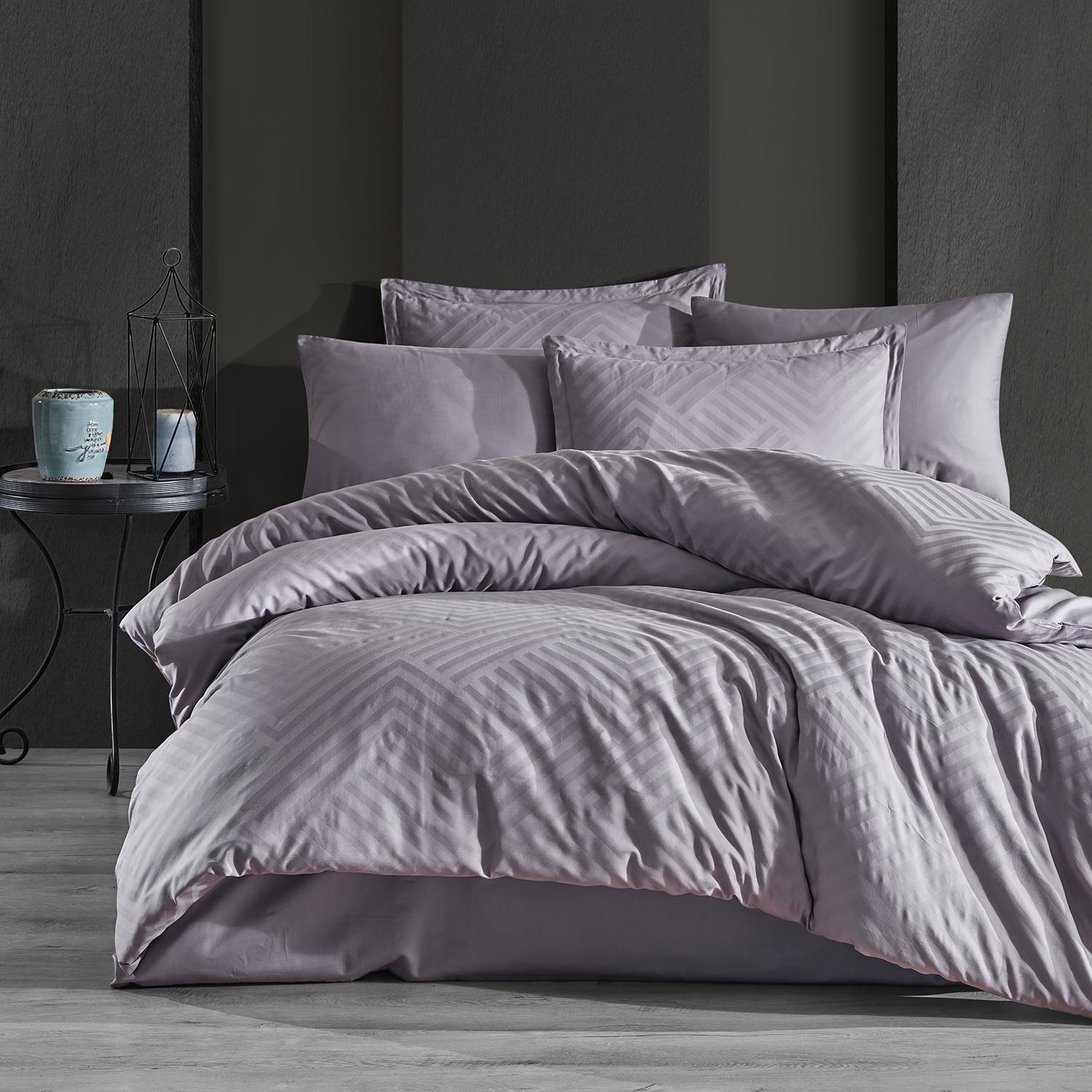 Lenjerie de pat Jacquard bumbac 100% - 6 piese | 9740-R