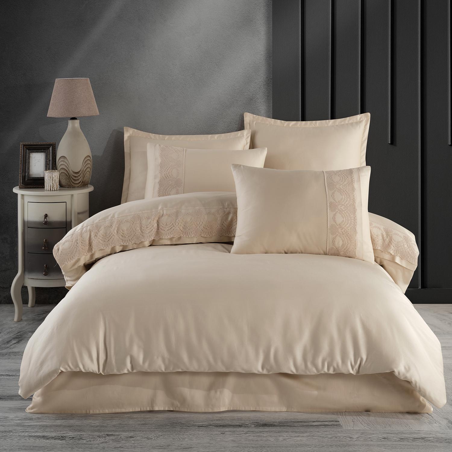 Lenjerie de pat Jacquard bumbac 100% - 6 piese | 9737-R